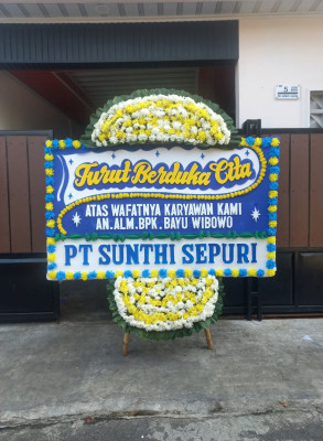 Papan Bunga Duka di Langko
