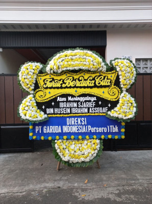 Papan Bunga Duka di Langko