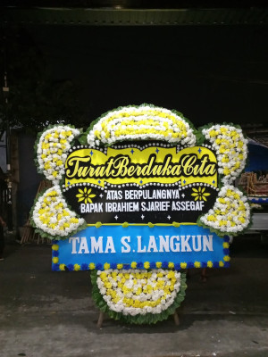 Papan Bunga Duka di Langko